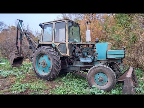 Видео: Копаю на экскаваторе ЮМЗ канал на дне пруда dripping on the excavator pond