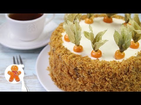 Видео: МОРКОВНЫЙ ТОРТ ✧ Простой, Сочный и Очень Вкусный ✧ Carrot cake