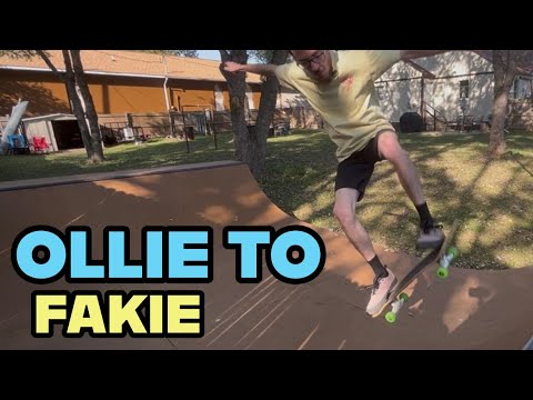Видео: Прогресс в скейтбординге: отработка олли до фейки на мини-рампе