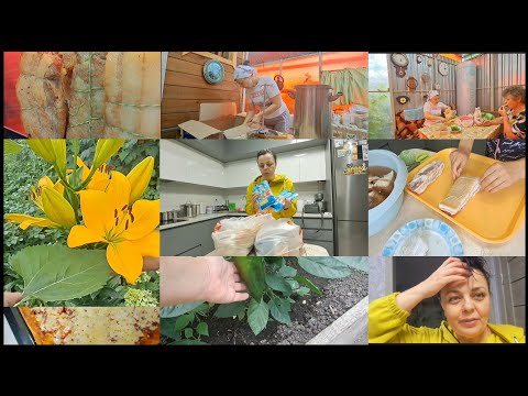 Видео: еле ноги УНЕСЛА)))РАСПАКОВКА с ценами//КОПТИМ сало -ОЧЕНЬ ВКУСНО))