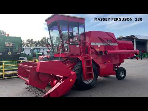 Видео: MASSEY FERGUSON 330 -  комбайн зерноуборочный