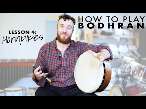 Видео: КАК ИГРАТЬ В БОДХРАН: Игра в HORNPIPES на БОДХРАНЕ с тремя простыми схемами для начинающих — УРОК 4