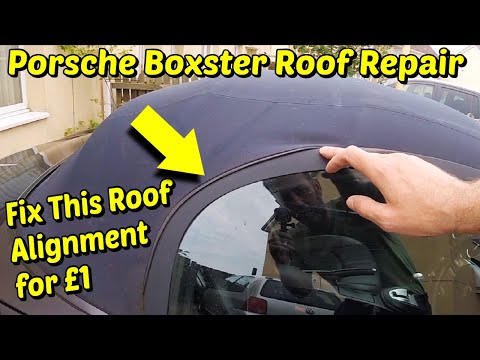 Видео: Ремонт эластичной резинки крыши кабриолета Porsche Boxster 986/987