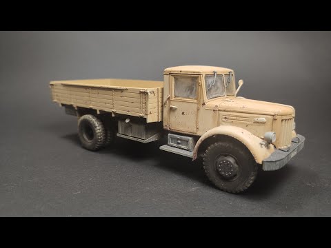 Видео: МАЗ-200 "AVD" 1/43 (Старый Мазай) - Сборная модель