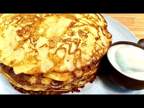 Видео: Яблочные блинчики-пушистые,ароматные,вкусные!Apple pancakes - fluffy, aromatic!
