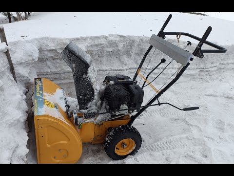 Видео: Снегоуборщик  SNOW CAT - 551Q . Небольшая модернизация