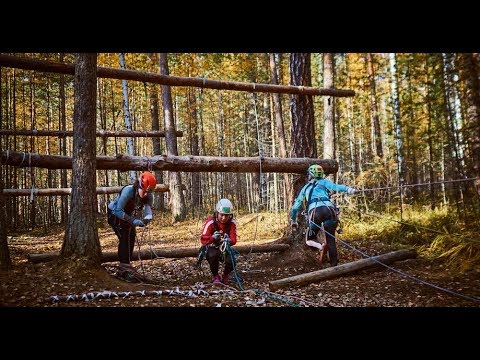 Видео: Спортивный туризм 2017. Дистанция пешеходная. Связки.