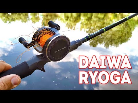 Видео: Катушка Daiwa Ryoga 1520HL - тест на воде. Мощная мультипликаторная катушка