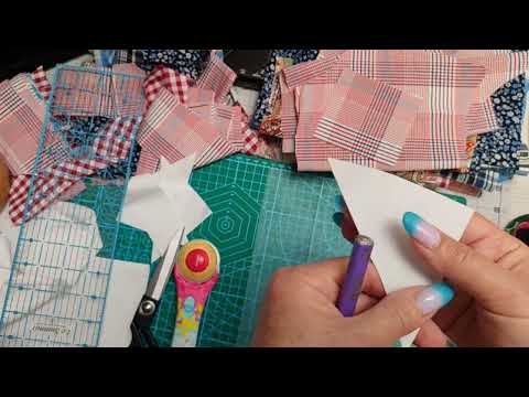 Видео: День первый. Блок домик на подложке, новый проект из рубашек.