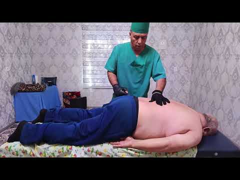 Видео: 123 килоли Бухоролик беморни бел огриги дан халос килдик 