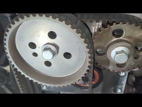 Видео: Замена ГРМ  шкода фабия. 1.4 16v