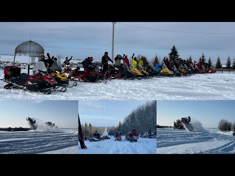 Видео: Пермь на Снегоходах BRP LYNX BRUTAL POLARIS STELS IRBIS РМ  Шлем Батыя,Шлем Кольчуга #запрудклуб