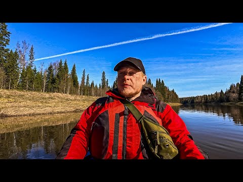 Видео: ОДИН НА ТАЁЖНОЙ ВЕСЕННЕЙ РЕКЕ. Продолжение приключений