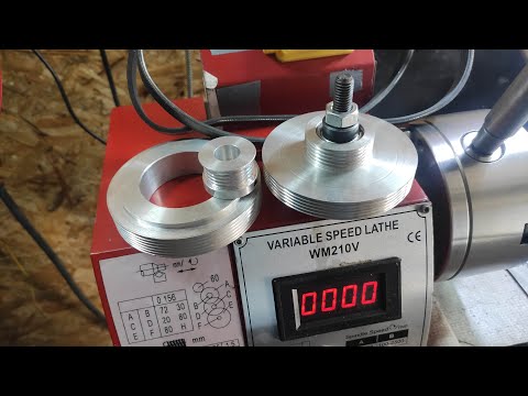 Видео: 202405 Поликлиновой промежуточный шкив PJ на 88:38 мм с помощью УЦИ на WM210 ч 35