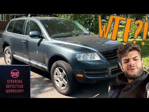 Видео: Можно ли починить сломанный Volkswagen Touareg за 1400 долларов? Мастерская по ремонту рулевого у...