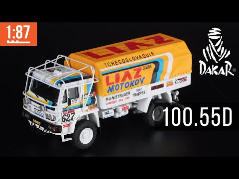 Видео: Грузовик из смолы: LIAZ 100.55D в масштабе 1:87 (H0)