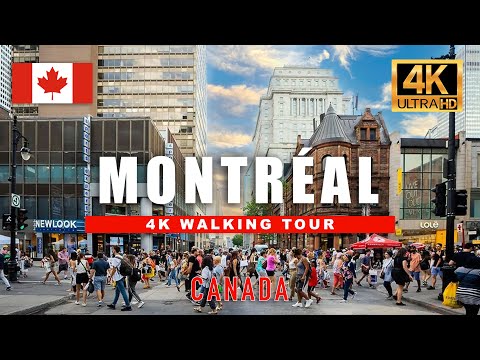 Видео: 🇨🇦 Уличная жизнь в Монреале - Пешеходная экскурсия по Святой Екатерине - Уличная прогулка по Канаде