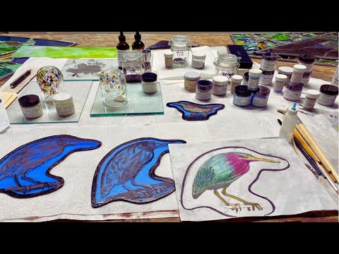 Видео: ЖИВОПИСЬ на ВИТРАЖЕ