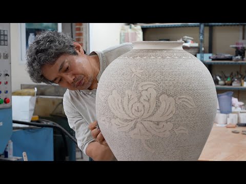 Видео: Процесс изготовления традиционной корейской керамики. Корейский эксперт по керамике