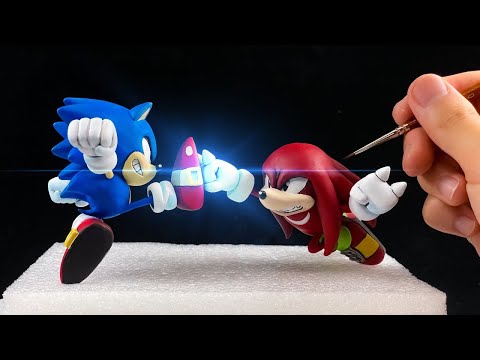 Видео: Создать Sonic VS Knuckles (Classic.ver) с помощью Clay / Sonic Origins [kiArt]