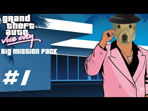 Видео: Прохождение GTA Vice City Big mission pack (100%). ГТА Вайс Сити новые миссии - Стрим #1