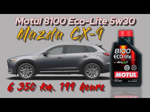 Видео: Motul 8100 Eco Lite 5w30 (отработка из Mazda CX-9, 199 моточасов)