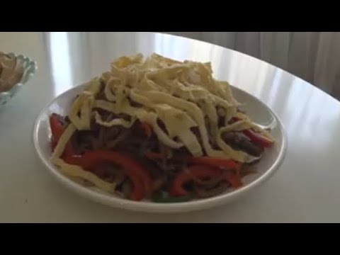 Видео: ФУНЧОЗА по Корейский "ЧАПЧЕ" горячее блюдо.