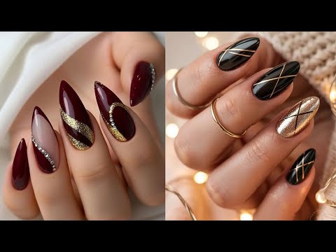 Видео: 😱❤️Простые идеи быстрого дизайна ногтей для начинающих. Самый гламурный французский маникюр.