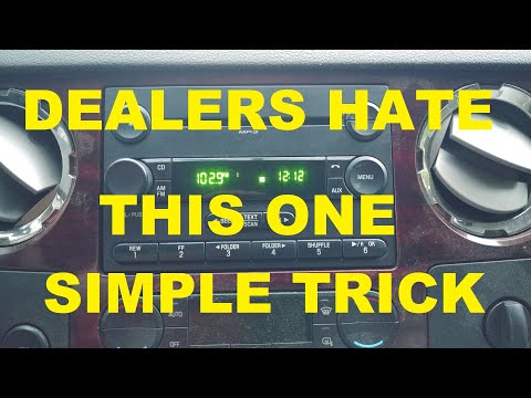 Видео: Ремонт радиоприемника Ford. Видео 5 мин.