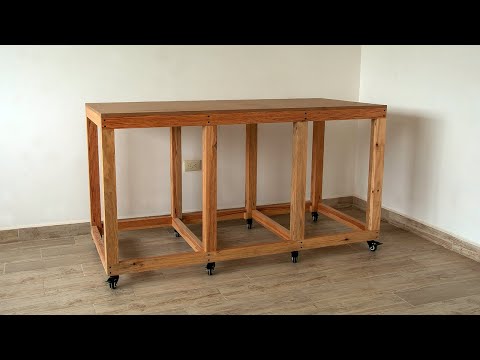 Видео: Как сделать столярный рабочий стол