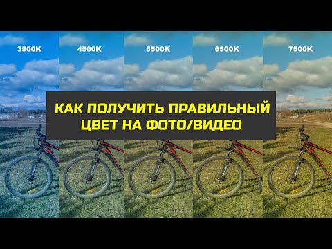 Видео: КАК ПОЛУЧИТЬ ПРАВИЛЬНЫЙ ЦВЕТ на фото/видео? Про баланс белого