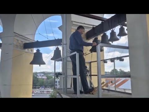 Видео: Колокольный звон в исполнении Андрея Дьячкова, храм святого Андрея Критского, г.Ярославль
