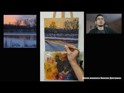Видео: КАРТИНА 7 КРАСКАМИ. ОГРАНИЧЕННАЯ ПАЛИТРА. ЖИВОПИСЬ