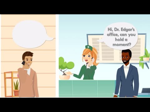 Видео: Английский язык для РЕСЕПШНЕРА в кабинете врача - Практика разговорного английского.