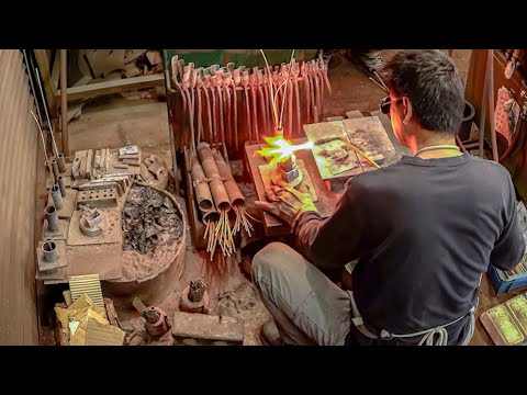 Видео: Тщательный процесс изготовления каменного молотка на заказ.