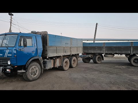 Видео: Камаз зерновоз. После уборки едем на другую работу. Планы на ближайшее время...