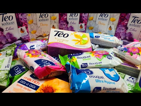 Видео: Soap opening HAUL🧼🌻.Unpacking 🧼🌻🌻TEO soap🧼🌻.Satisfying 🌻video,🌻🧼no talking🧼🌻/Асмр распаковка мыла🌻🧼🌻