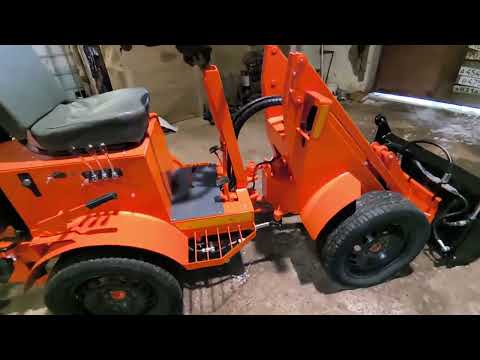 Видео: Роторная косилка. Отвал Минипогрузчик