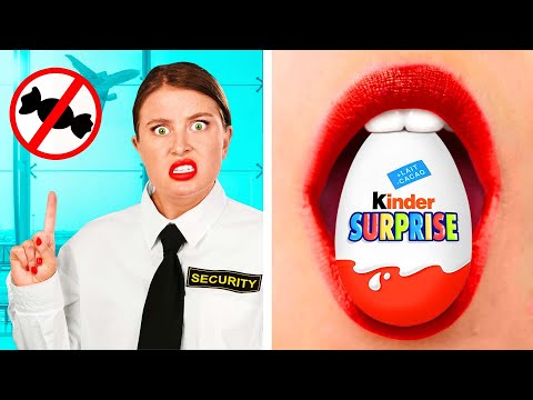 Видео: Как Пронести Еду в Самолёт | Смешные Cитуации от Funny Funny