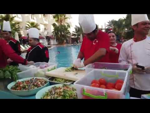 Видео: Обзор меню в отеле Asrin Beach Hotel 4* / Турция