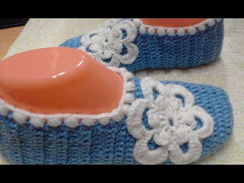 Видео: СЛЕДКИ КРЮЧКОМ/ САМЫЕ ЛЕГКИЕ/МАСТЕР КЛАСС/slippers crocheted