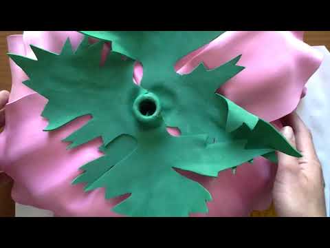 Видео: DIY.Цветы из фоамирана.Анемон.Часть 3: сборка цветка и чашелистик