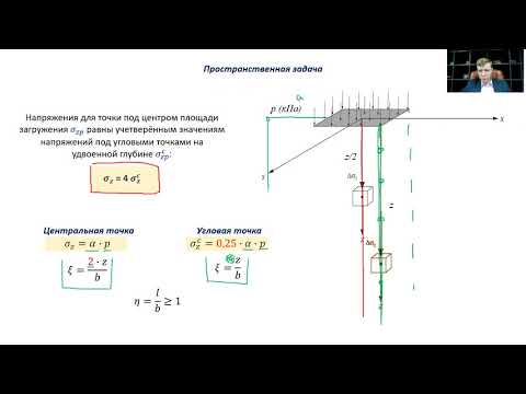 Видео: МГ. 2-9. Определение напряжений в грунта. 1-3