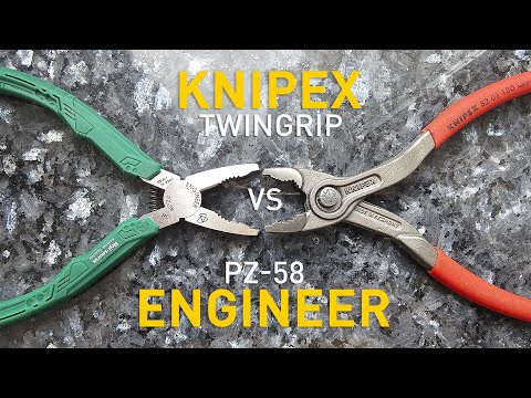 Видео: Компактные клещи-экстракторы. Engineer PZ-58 и Knipex TwinGrip 150.