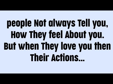Видео: ☪️Люди не всегда говорят тебе, что они к тебе чувствуют. Но когда они любят тебя, то их поступки...