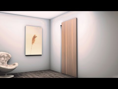 Видео: Скрытая раздвижная система HIDDEN для межкомнатных дверей