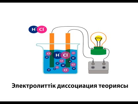 Видео: Электролиттік диссоциация теориясы