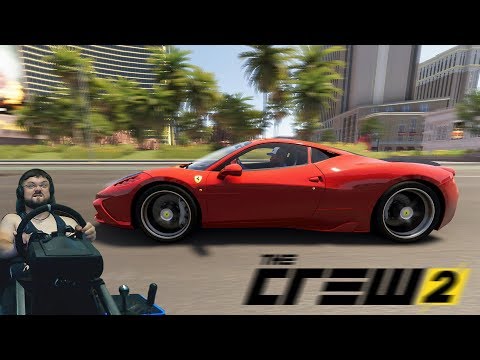 Видео: Гонка через ВСЮ АМЕРИКУ на гиперкарах! The Crew 2 на руле Fanatec ClubSport V2.5