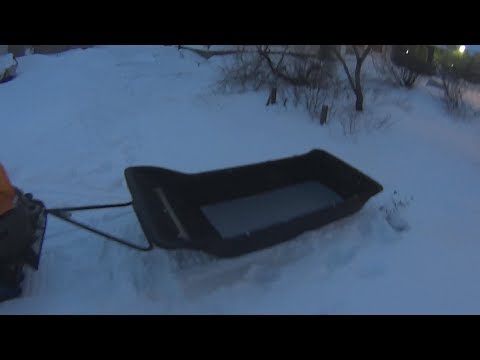 Видео: Доработка саней волокуш рост-пластик 220.