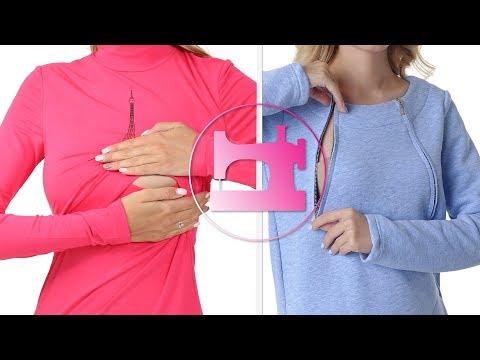 Видео: Как шить одежду для кормящих мам. Часть 2 из 2